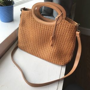 Fossil Basket Weave Authentic Shoulder Bag!!
